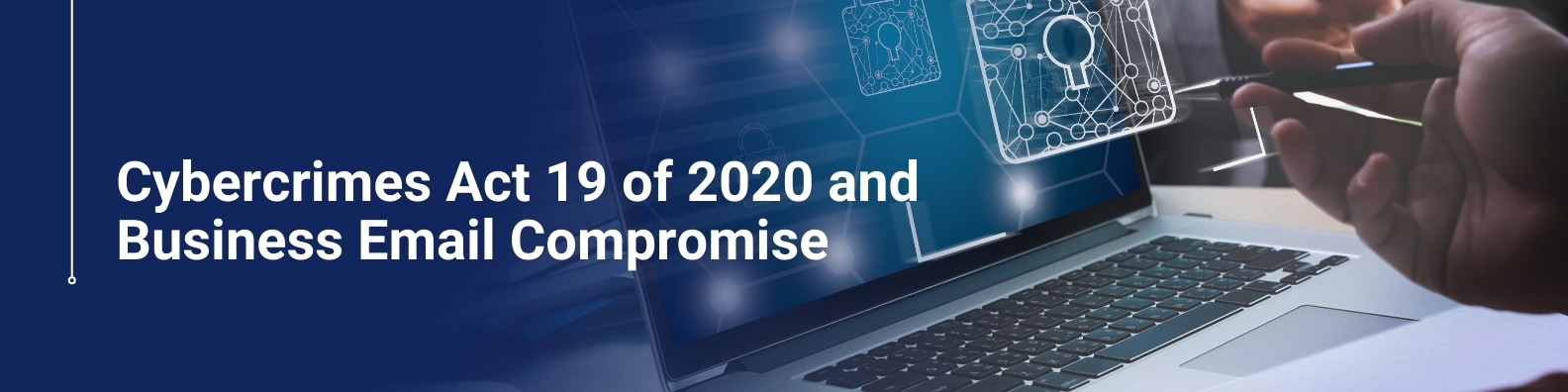 Image of a computer, in business email compromise.